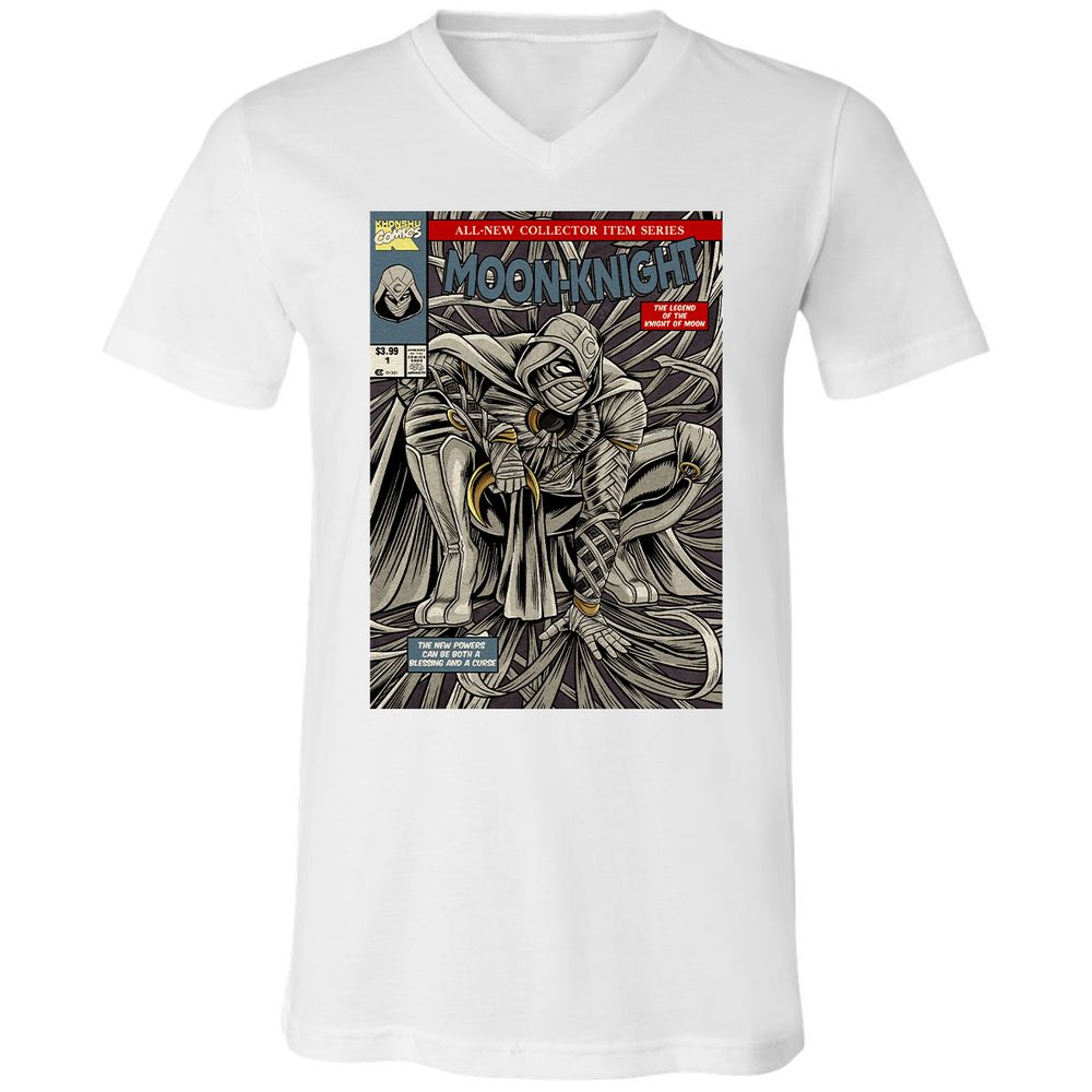 Unisex V-Neck T-Shirt - 6NP21XXF - White - 5