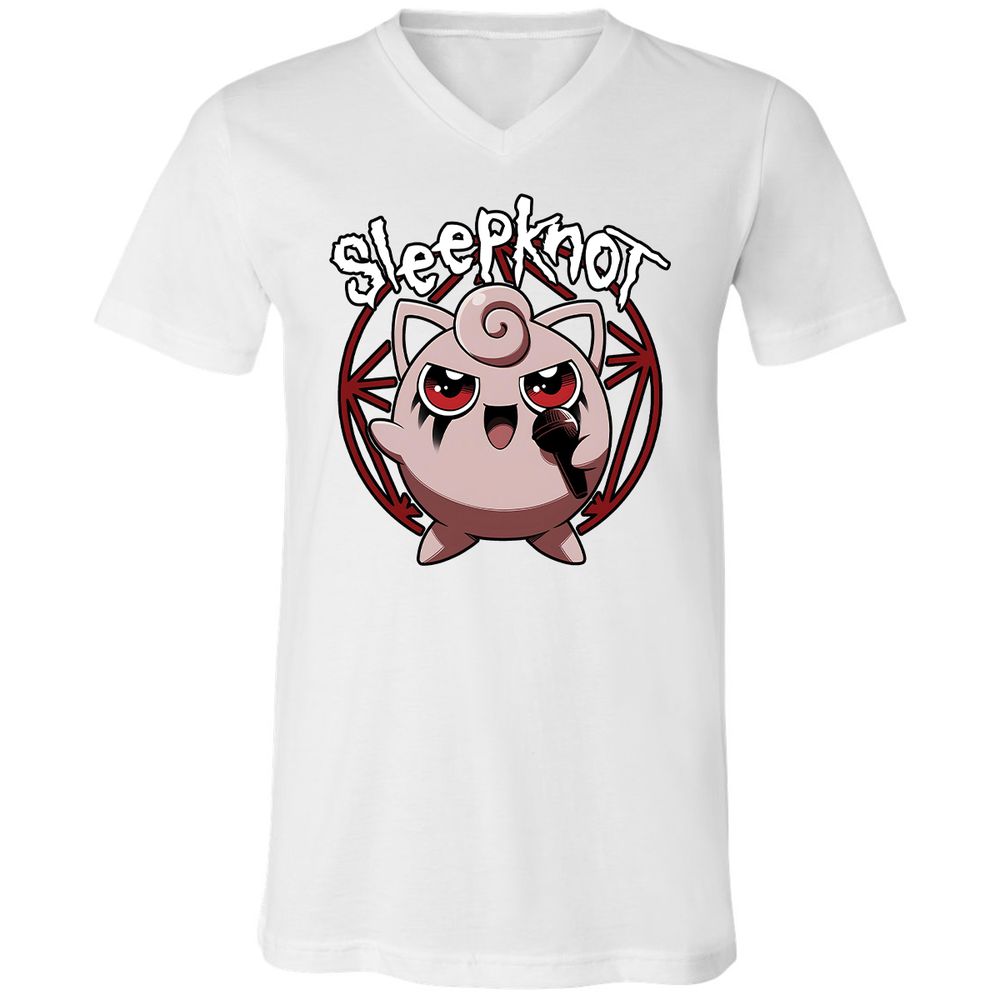 Unisex V-Neck T-Shirt - 26JN4E82 - White - 5