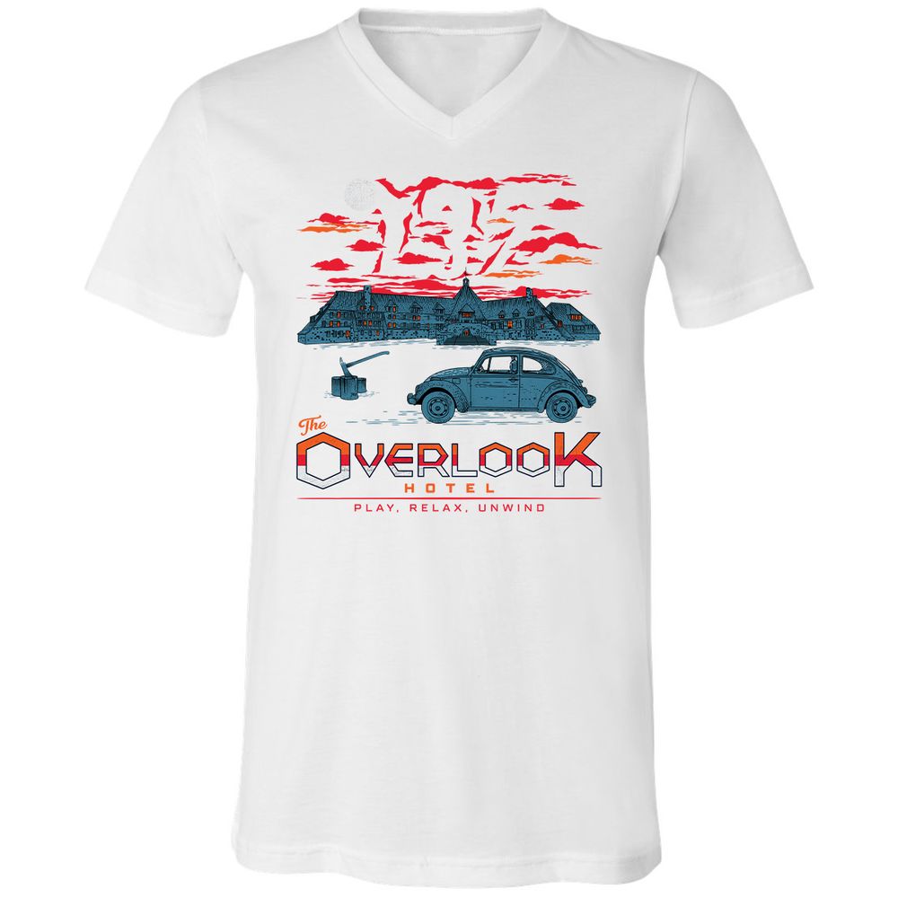 Unisex V-Neck T-Shirt - SKKS5CML - White - 5