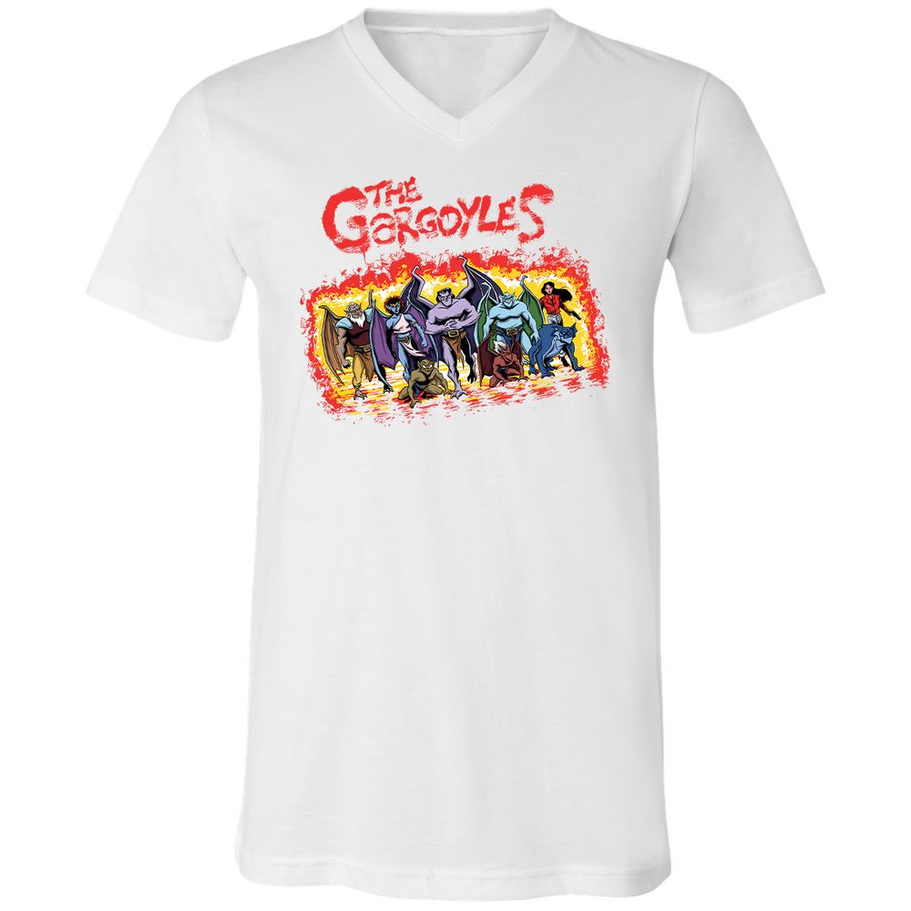 Unisex V-Neck T-Shirt - MF1J2WV2 - White - 5