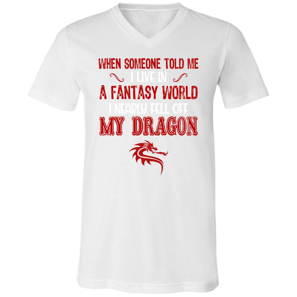 Unisex V-Neck T-Shirt - K66E9AB9 - White - 5