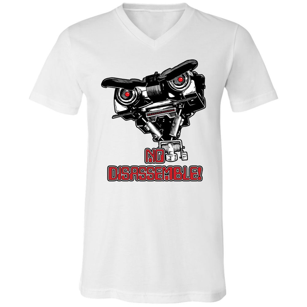 Unisex V-Neck T-Shirt - W6327685 - White - 5