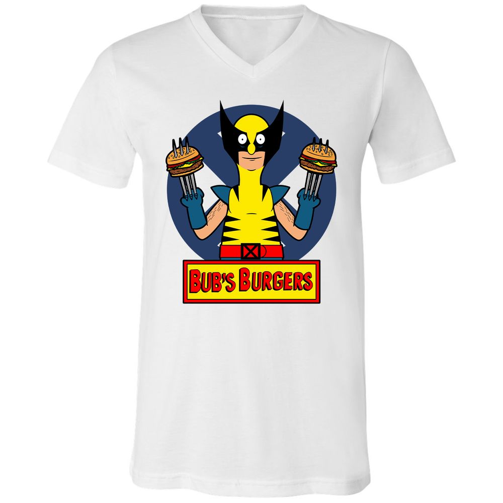 Unisex V-Neck T-Shirt - MLKVU5ZT - White - 5