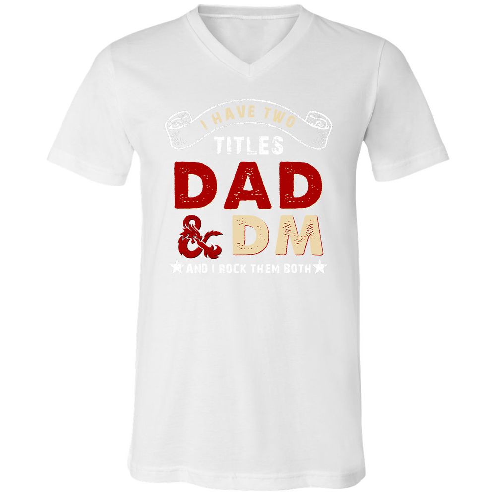 Unisex V-Neck T-Shirt - KHSN5LDP - White - 5