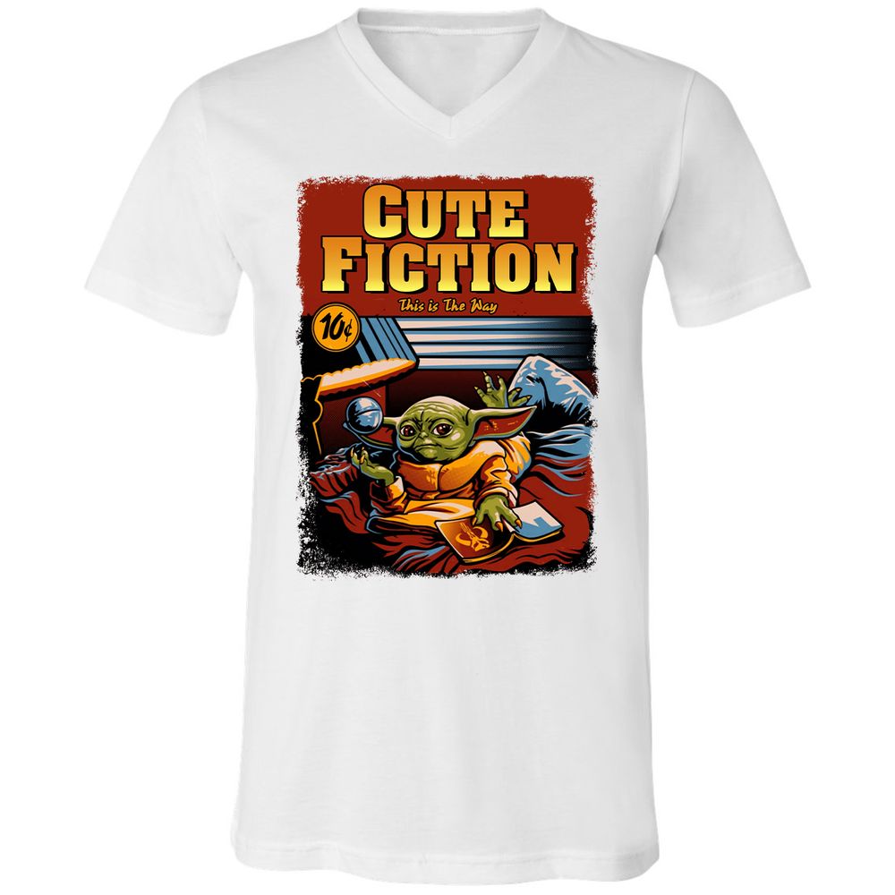Unisex V-Neck T-Shirt - S9DZZQWZ - White - 5