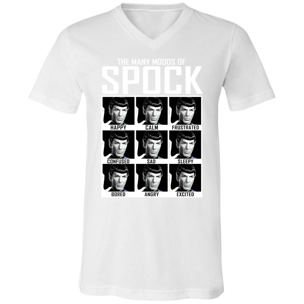 Unisex V-Neck T-Shirt - QJ743727 - White - 5