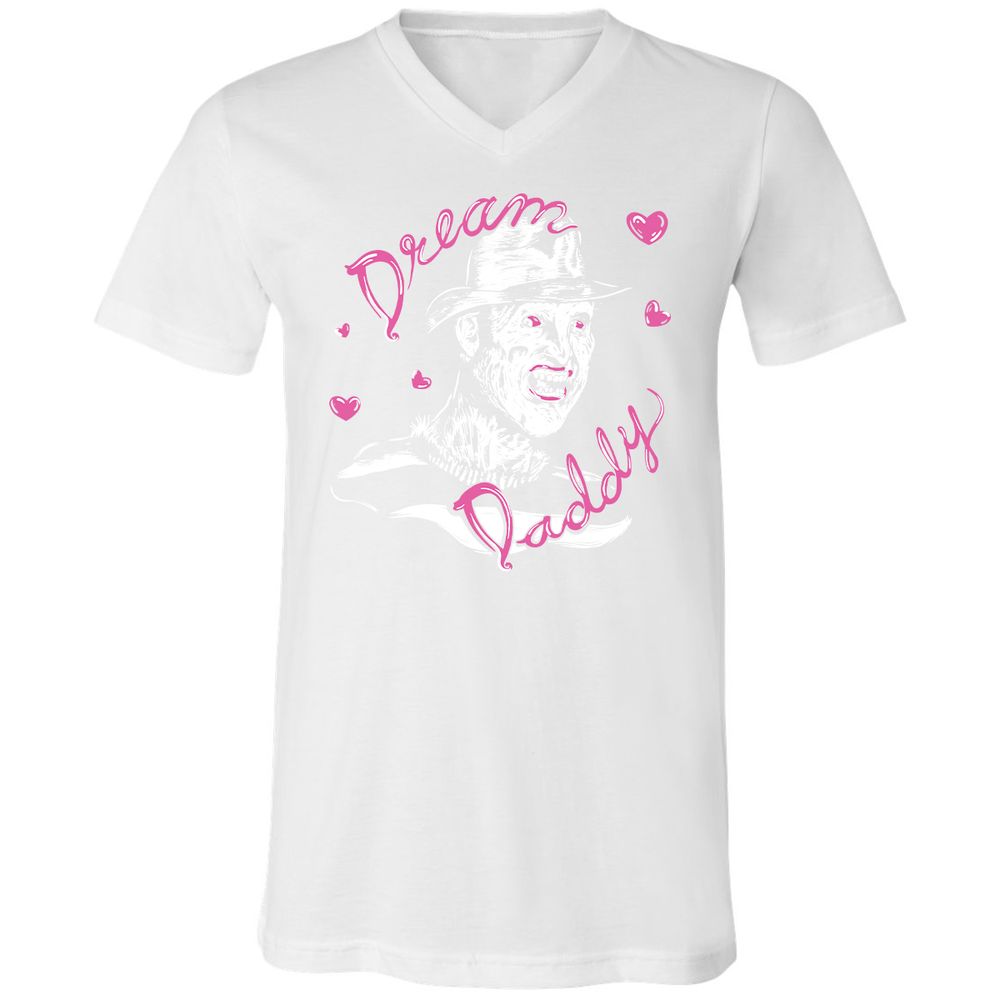 Unisex V-Neck T-Shirt - Z3T8UP42 - White - 5