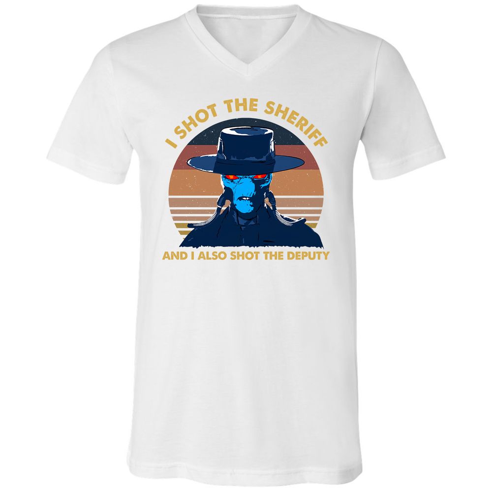 Unisex V-Neck T-Shirt - Y46TRZEM - White - 5