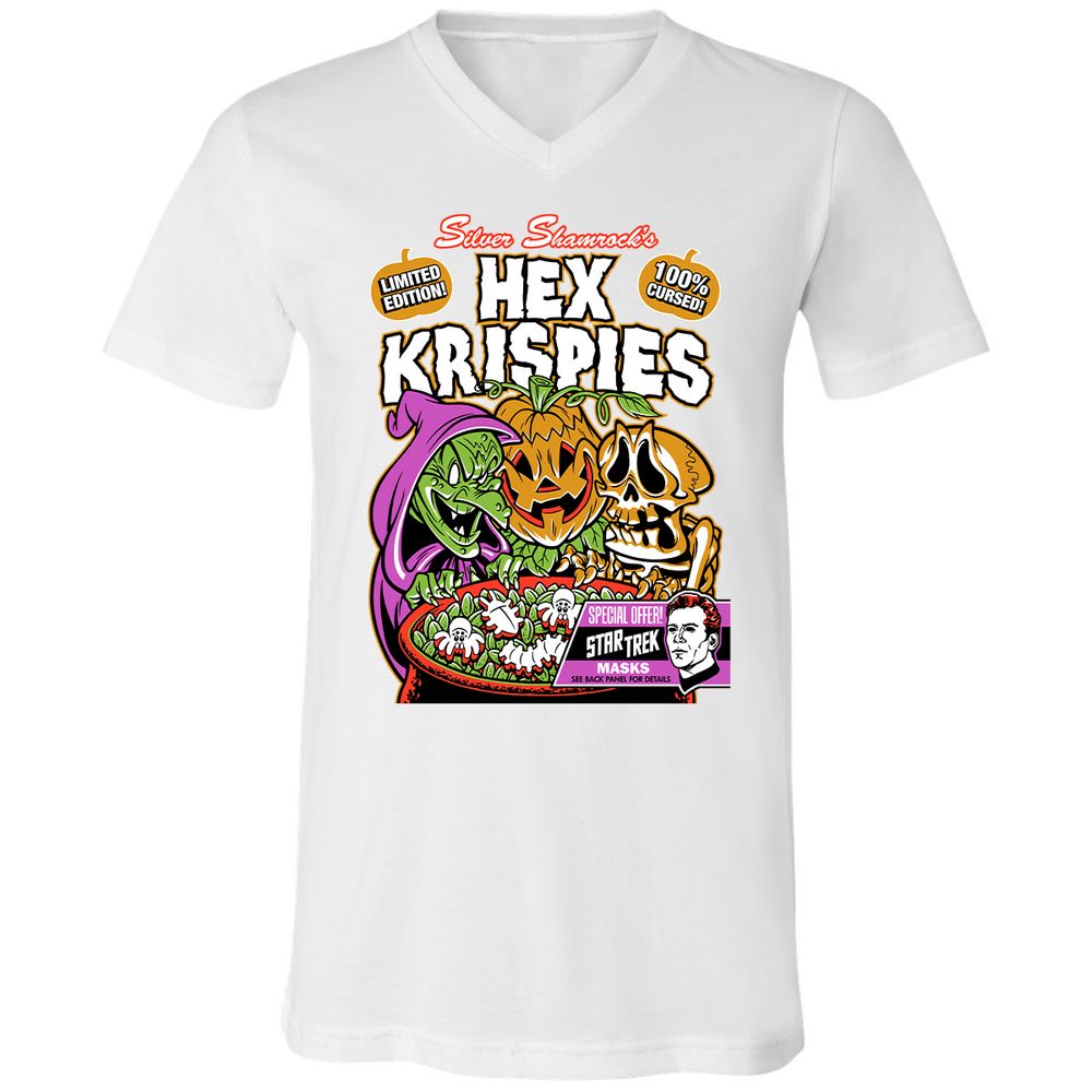 Unisex V-Neck T-Shirt - CM7A53MR - White - 5