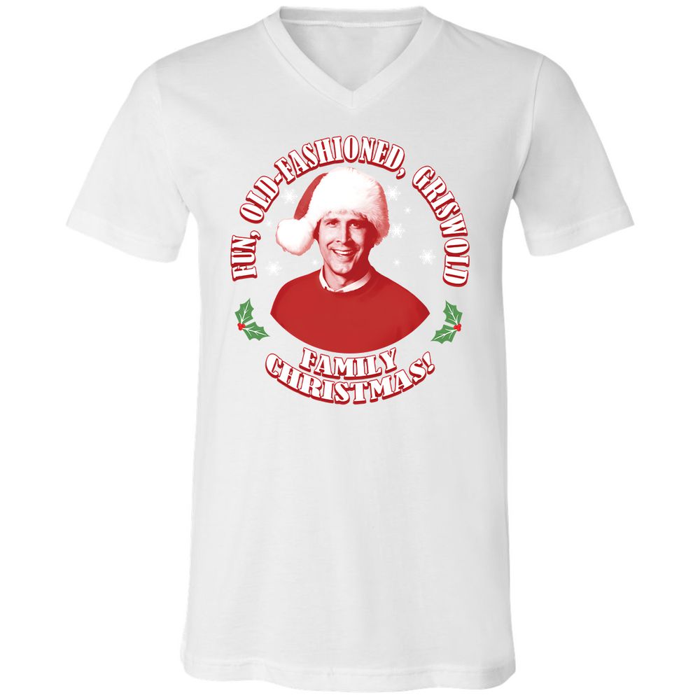 Unisex V-Neck T-Shirt - N6367TQD - White - 5