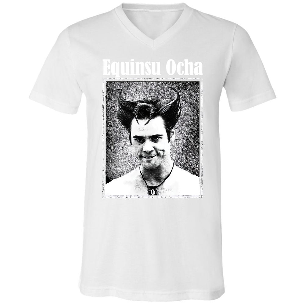 Unisex V-Neck T-Shirt - P45U8457 - White - 5