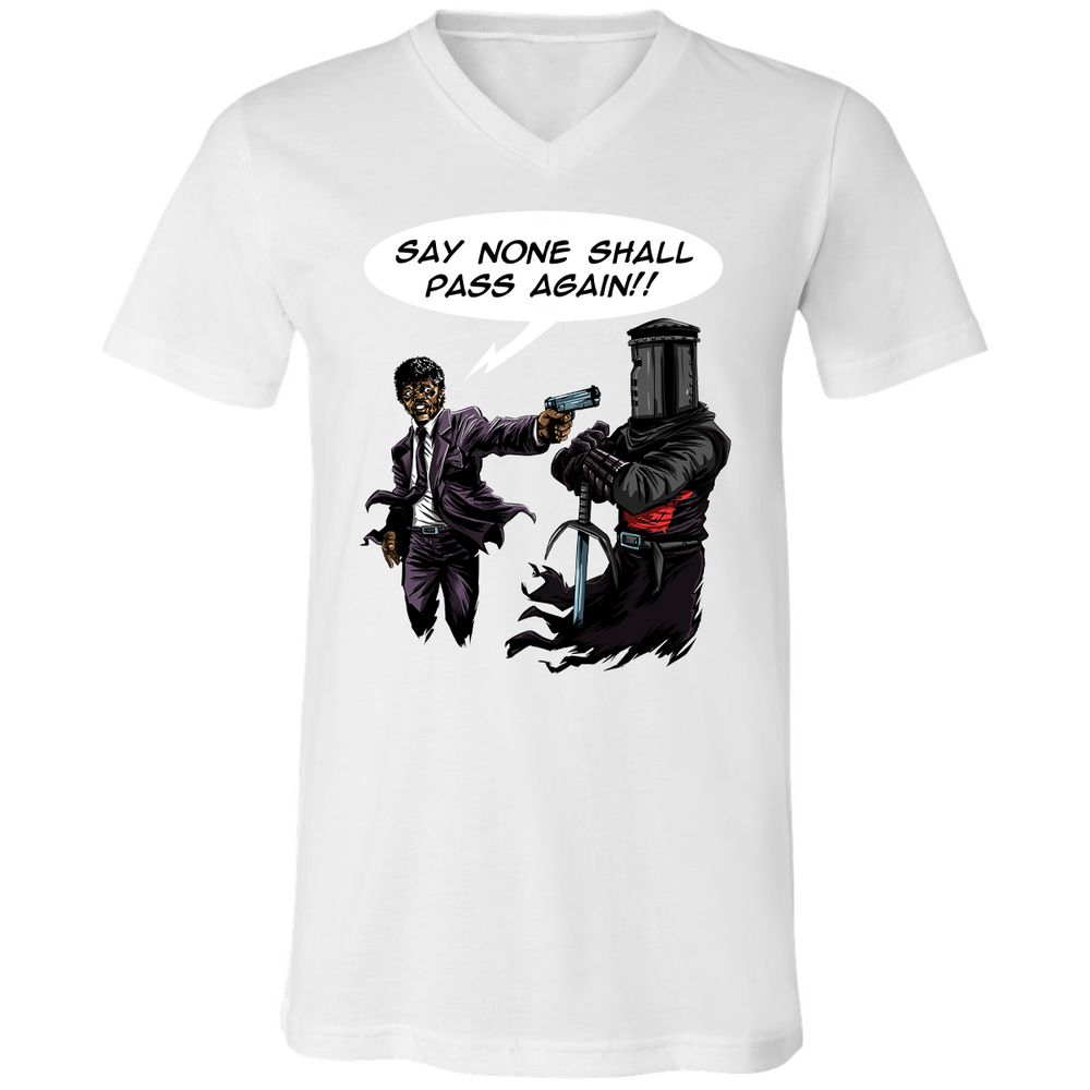 Unisex V-Neck T-Shirt - 5VLJ35MX - White - 5