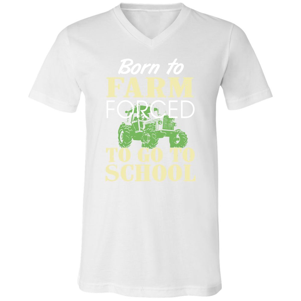 Unisex V-Neck T-Shirt - Z6YABT49 - White - 5