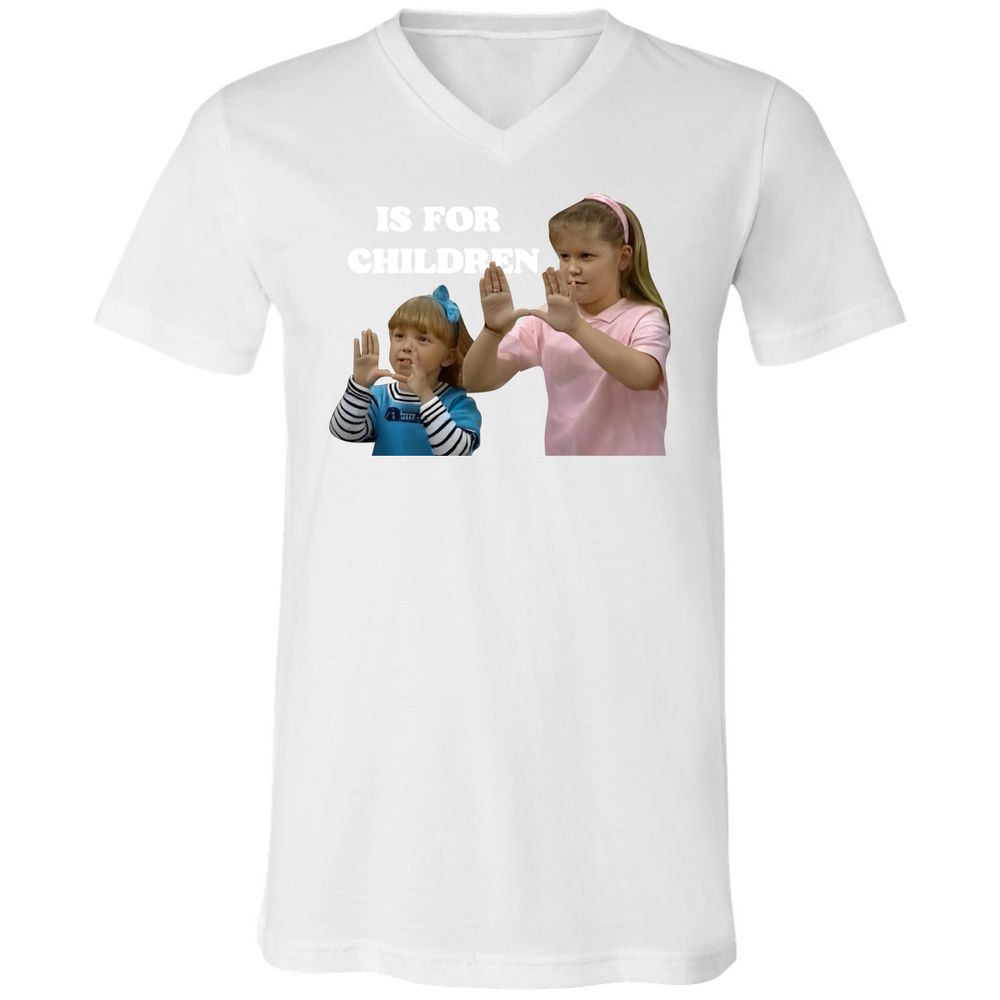 Unisex V-Neck T-Shirt - ZK5693LW - White - 5