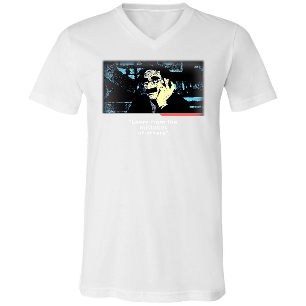 Unisex V-Neck T-Shirt - XW3481BG - White - 5