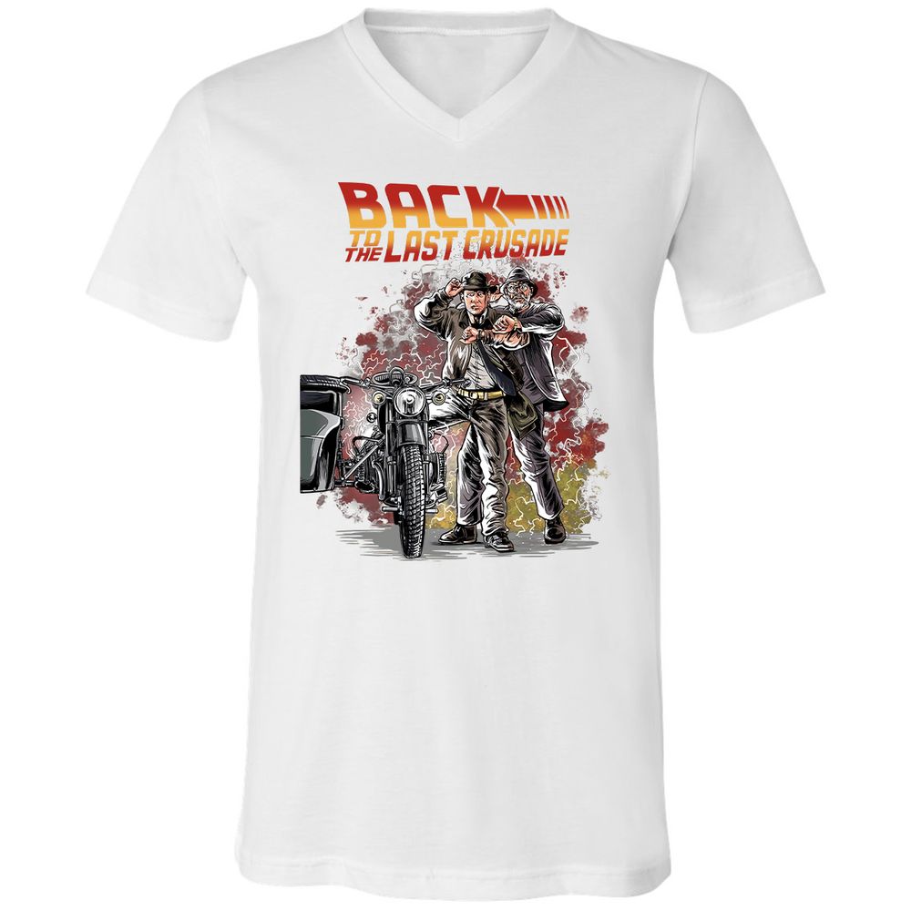 Unisex V-Neck T-Shirt - 7P1R84R6 - White - 5