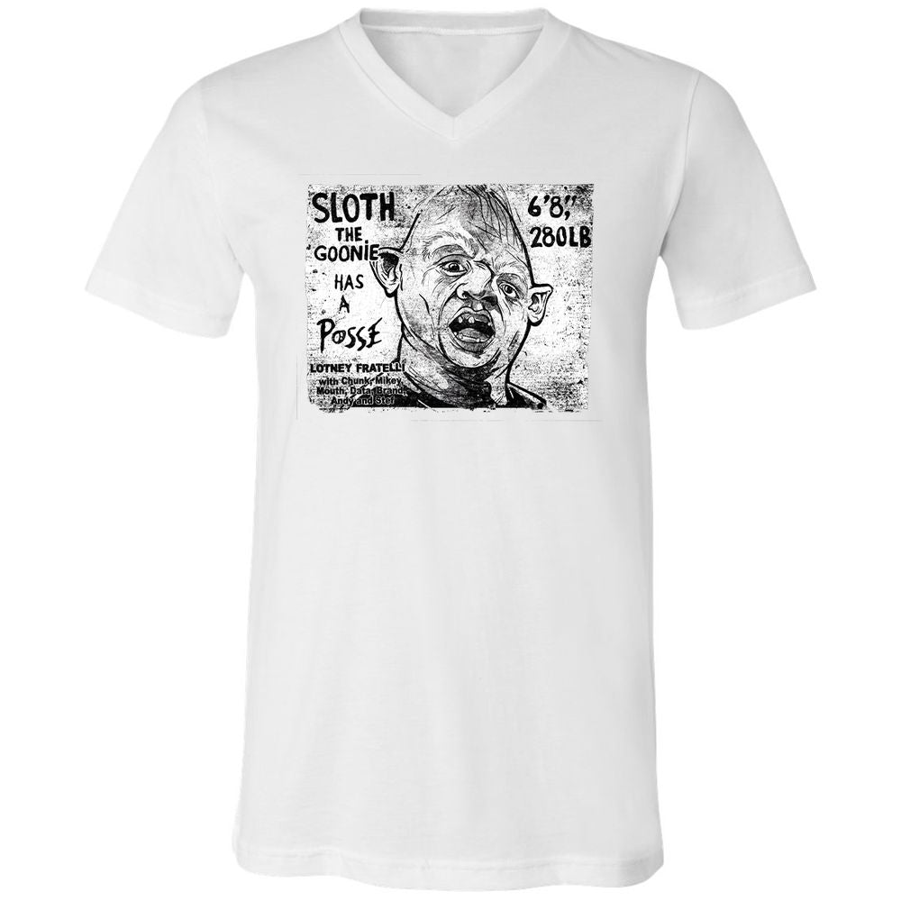 Unisex V-Neck T-Shirt - A78M4RF1 - White - 5