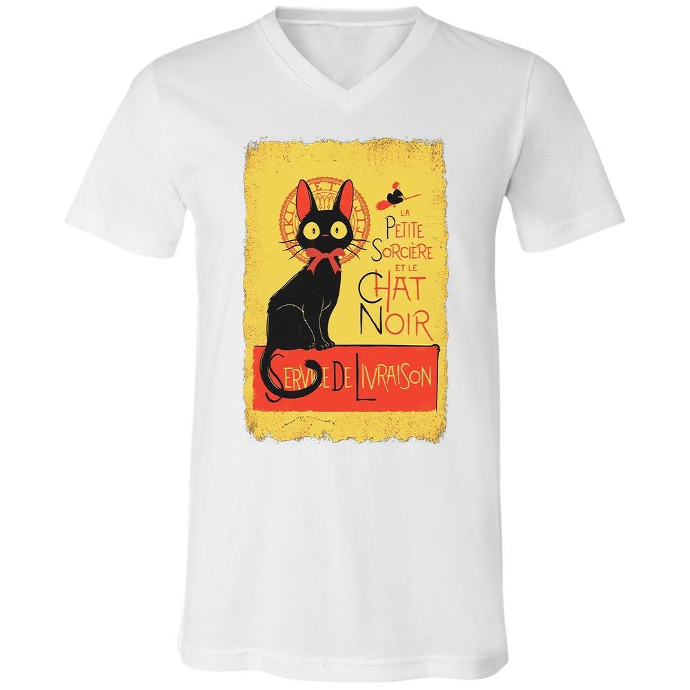 Unisex V-Neck T-Shirt - KQ37GWBR - White - 5