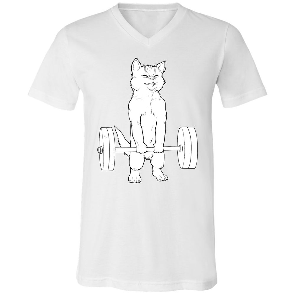 Unisex V-Neck T-Shirt - WE91CHCZ - White - 5