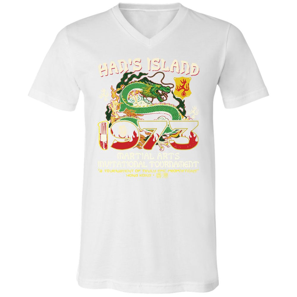 Unisex V-Neck T-Shirt - UUKQWJLZ - White - 5