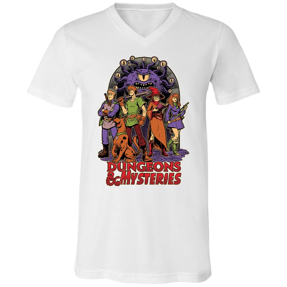 Unisex V-Neck T-Shirt - 8NA6RN17 - White - 5