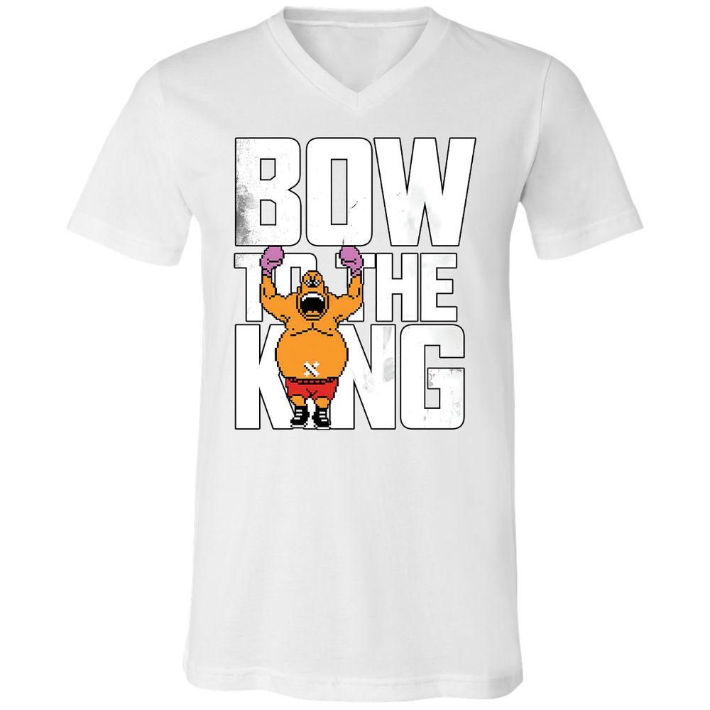 Unisex V-Neck T-Shirt - LE91M4JE - White - 5