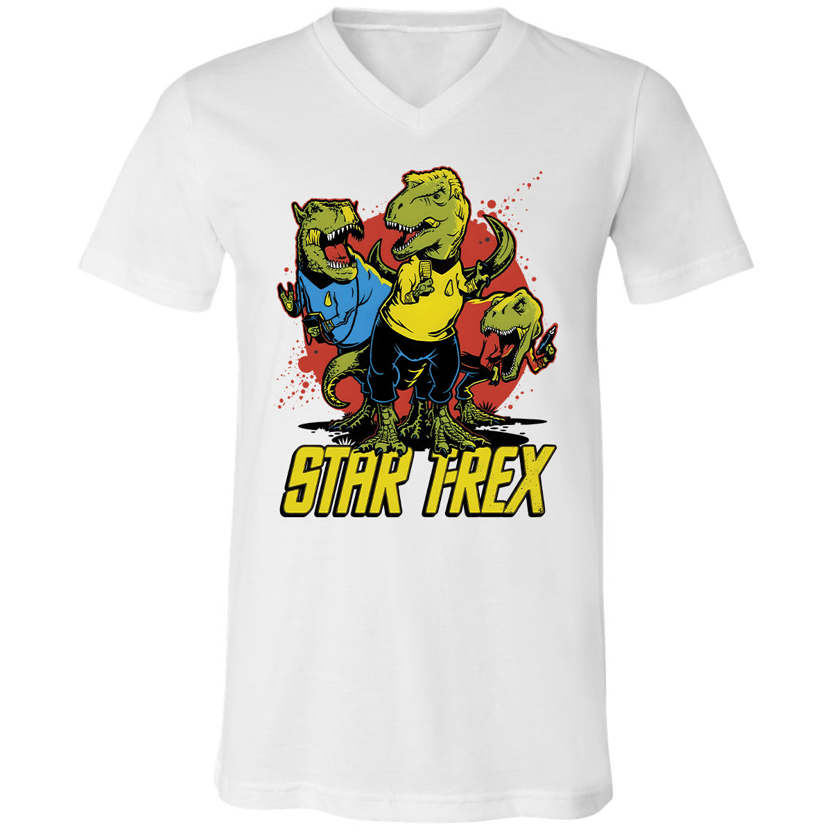 Unisex V-Neck T-Shirt - AWFF368G - White - 5