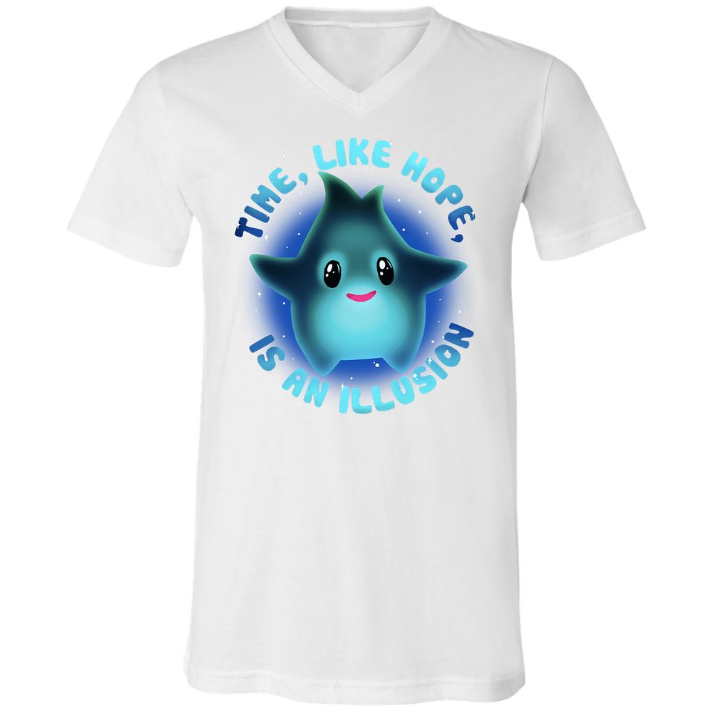 Unisex V-Neck T-Shirt - 86VDM62S - White - 5