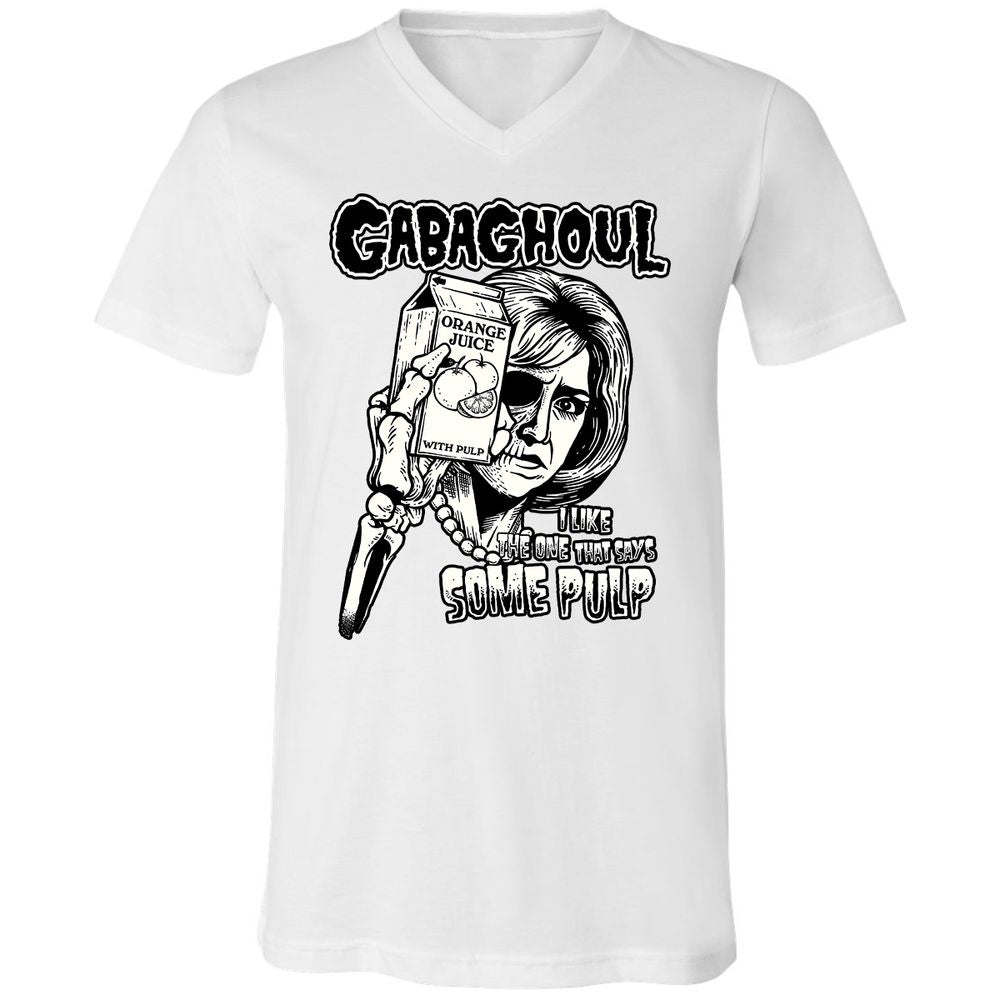 Unisex V-Neck T-Shirt - YJXC7BXC - White - 5
