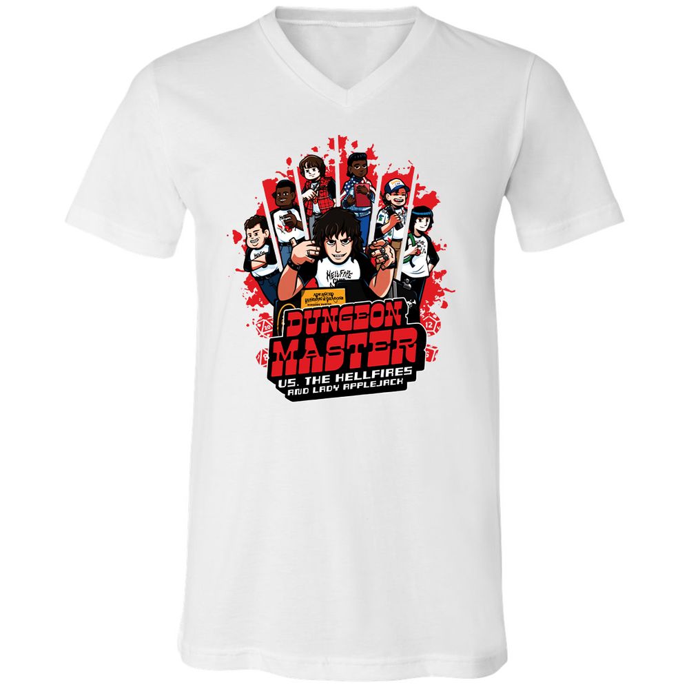 Unisex V-Neck T-Shirt - RQMBGYP1 - White - 5