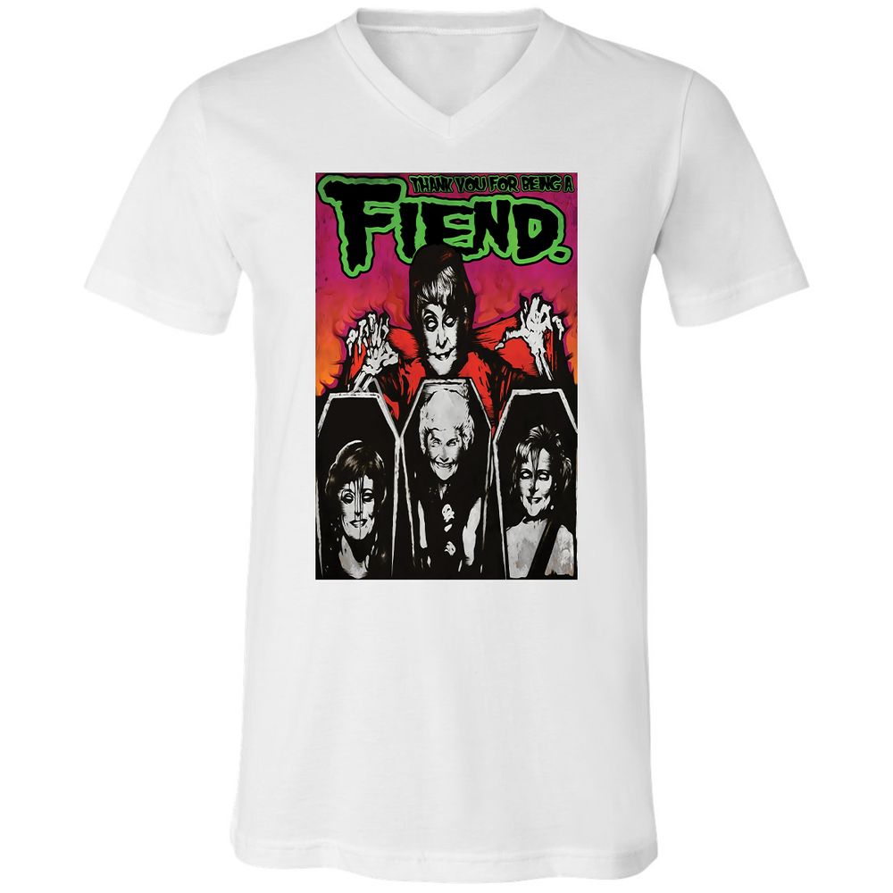 Unisex V-Neck T-Shirt - BTWZMR92 - White - 5