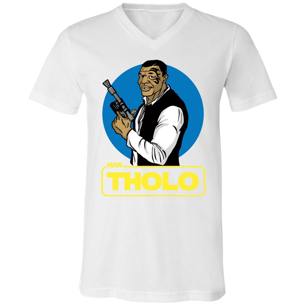 Unisex V-Neck T-Shirt - 674SR69E - White - 5