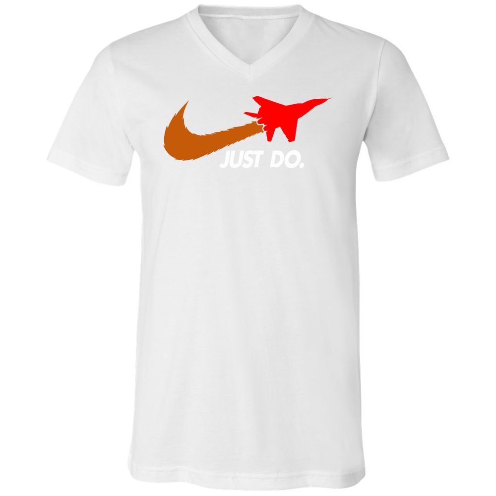 Unisex V-Neck T-Shirt - CVK4X2K5 - White - 5