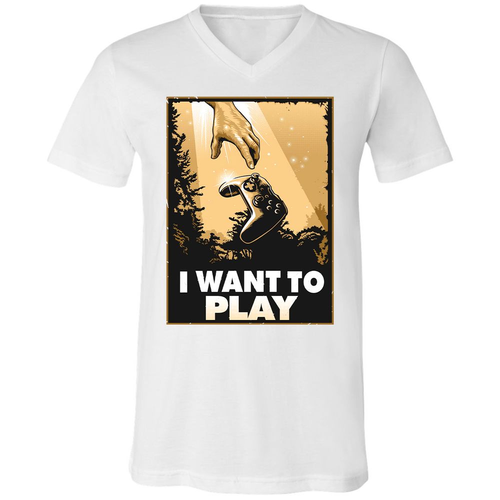Unisex V-Neck T-Shirt - MPCLFU3J - White - 5