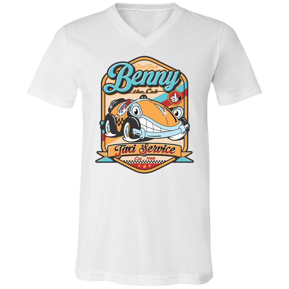 Unisex V-Neck T-Shirt - 2JTHAMFJ - White - 5