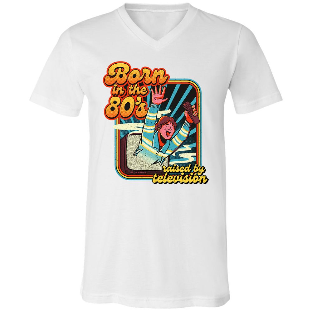 Unisex V-Neck T-Shirt - FSB24GAW - White - 5