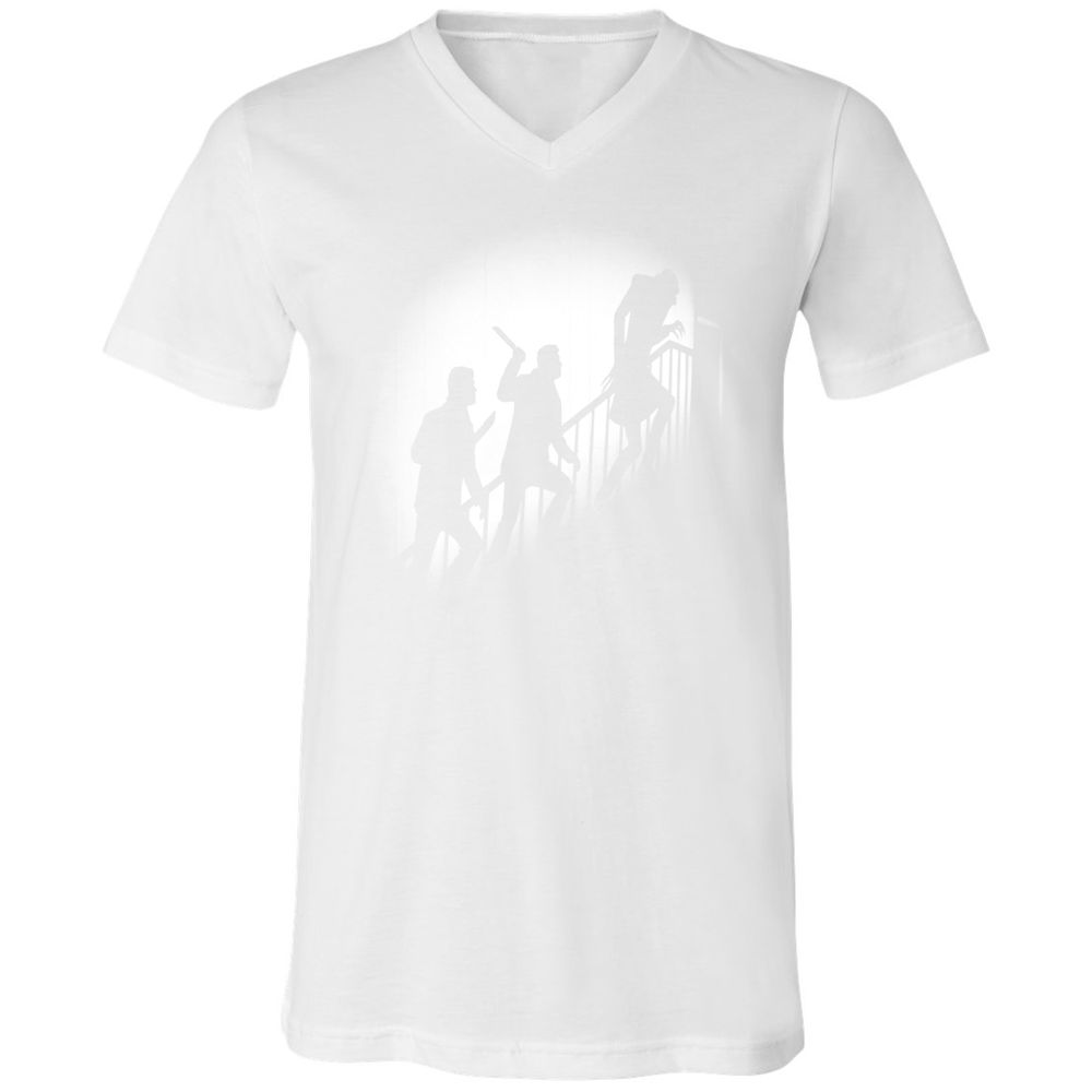 Unisex V-Neck T-Shirt - 985RYNUX - White - 5