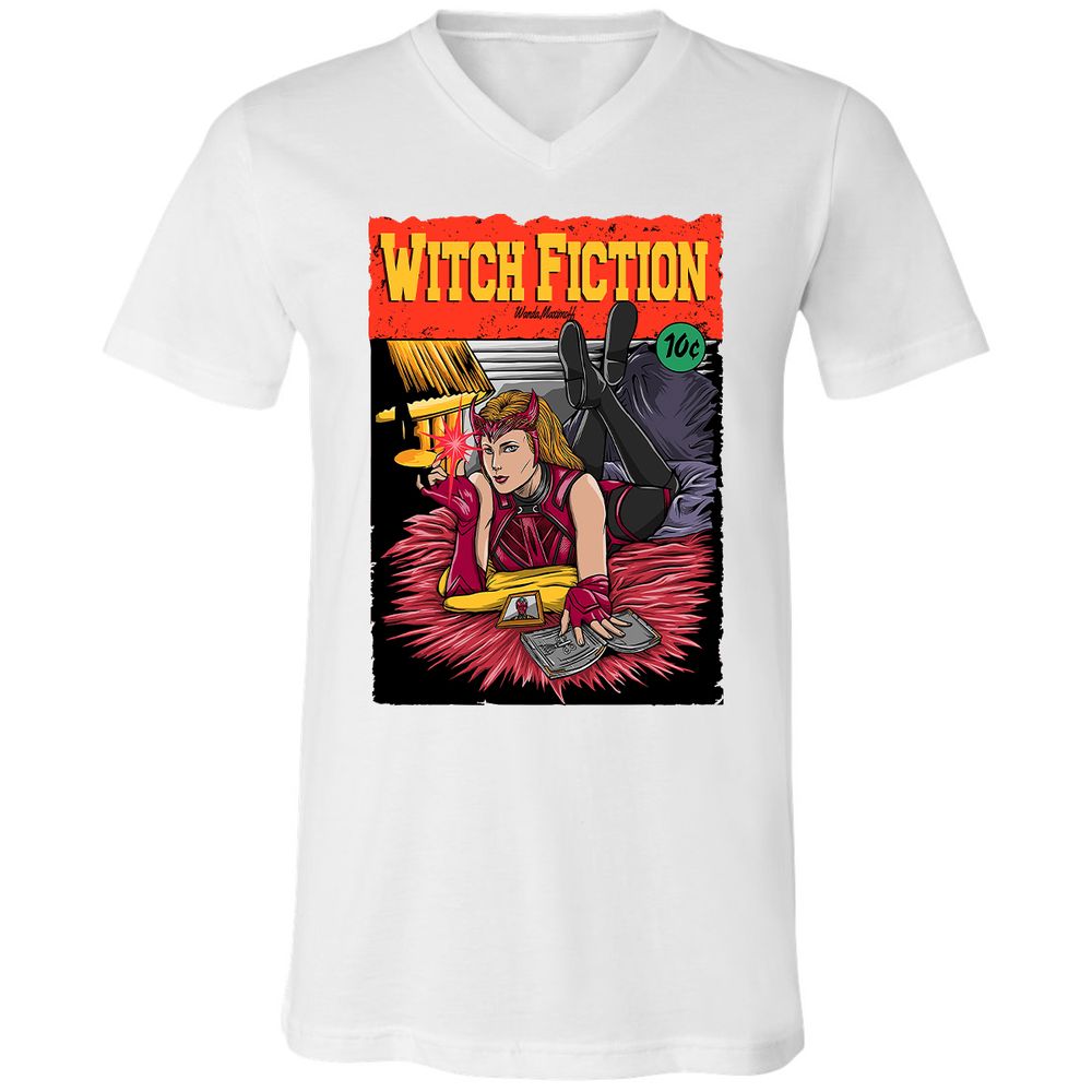 Unisex V-Neck T-Shirt - AELXATWA - White - 5