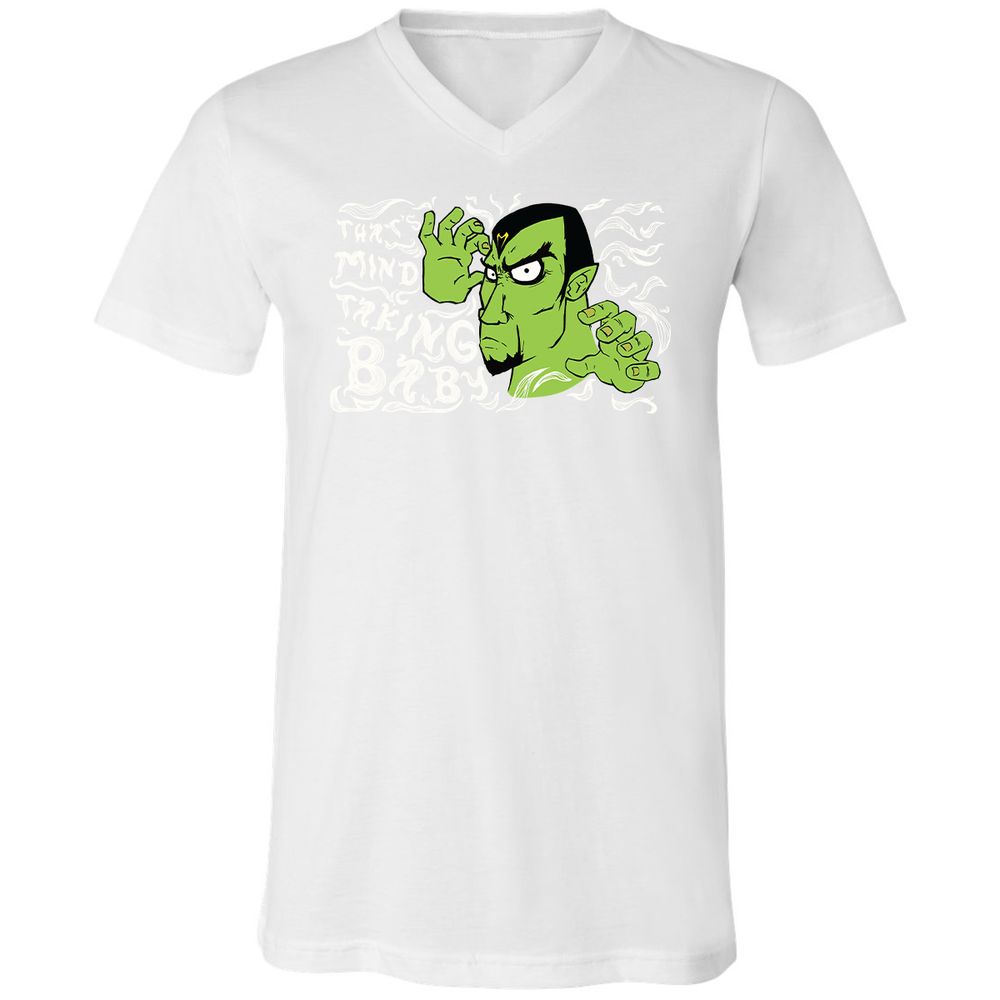 Unisex V-Neck T-Shirt - ZEANUVXZ - White - 5