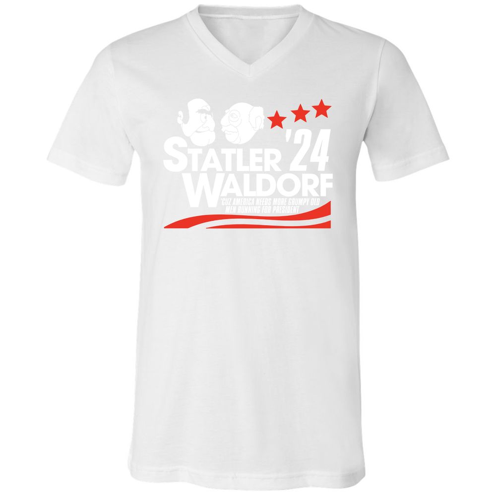 Unisex V-Neck T-Shirt - LYS27YWL - White - 5