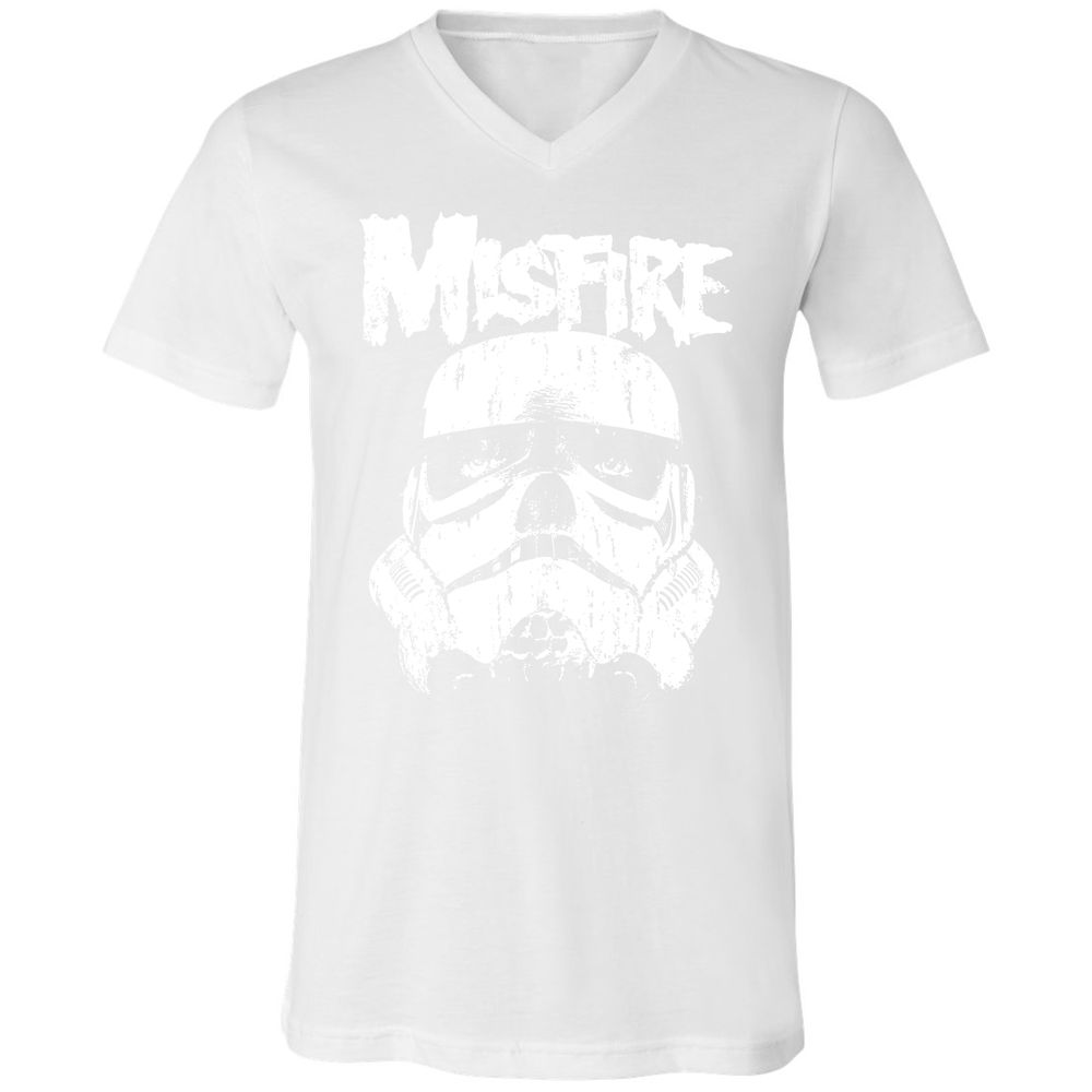 Unisex V-Neck T-Shirt - DYPZNWVS - White - 5