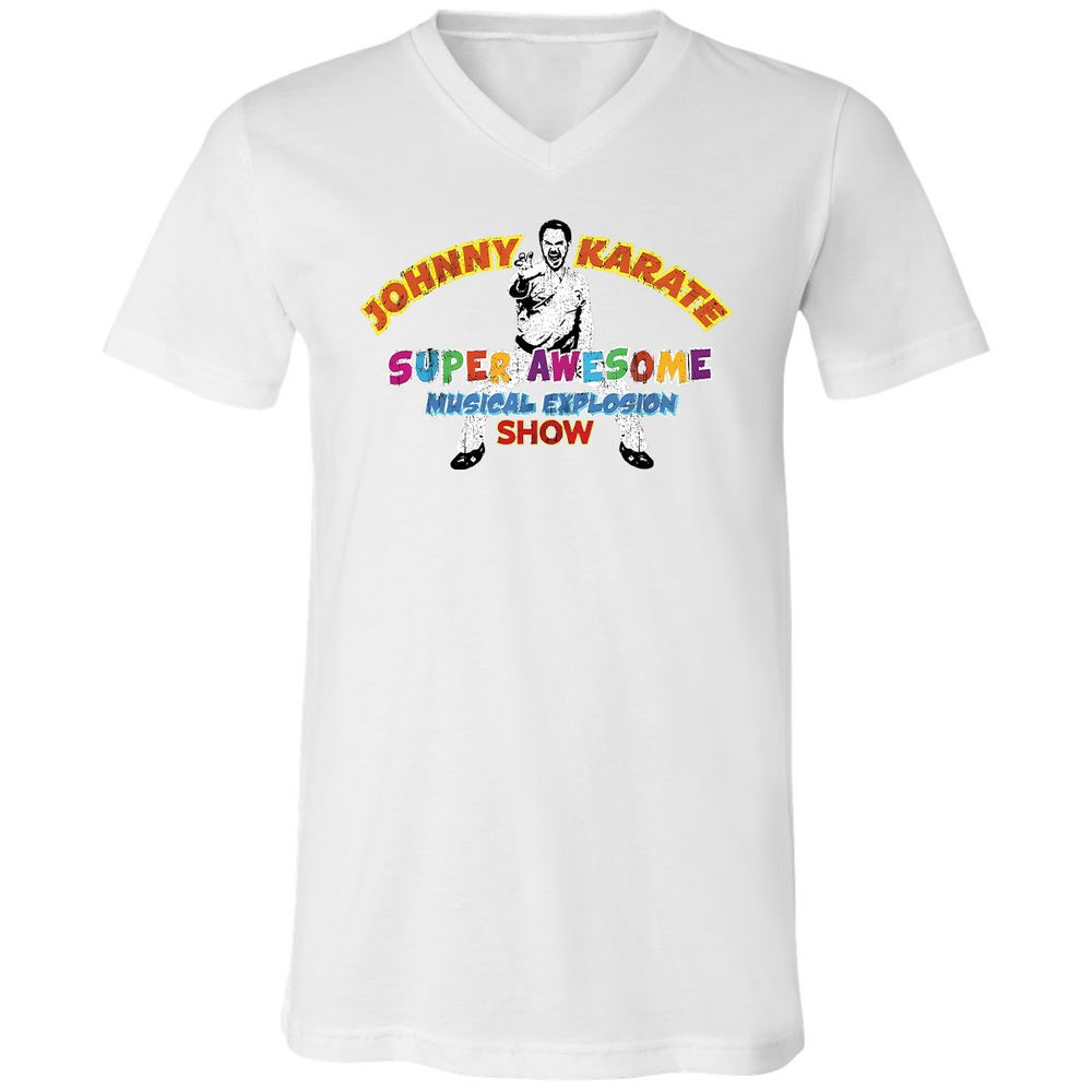 Unisex V-Neck T-Shirt - TYRMN8X3 - White - 5