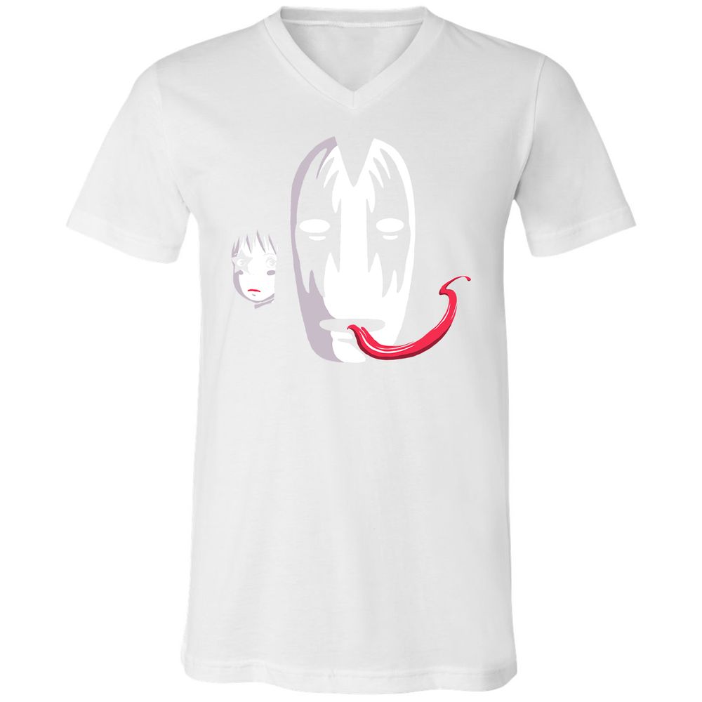 Unisex V-Neck T-Shirt - MSY57BFP - White - 5