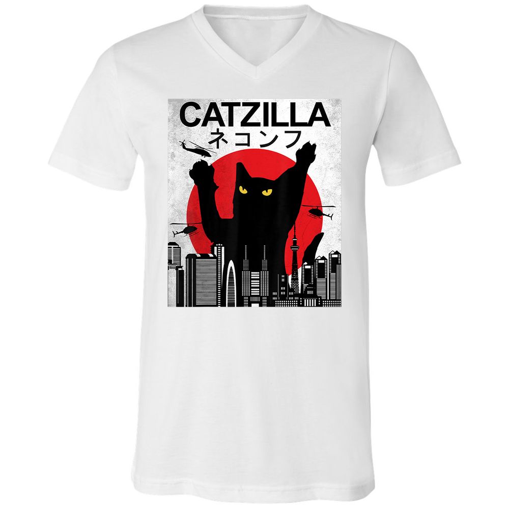 Unisex V-Neck T-Shirt - 2BFVWVVV - White - 5