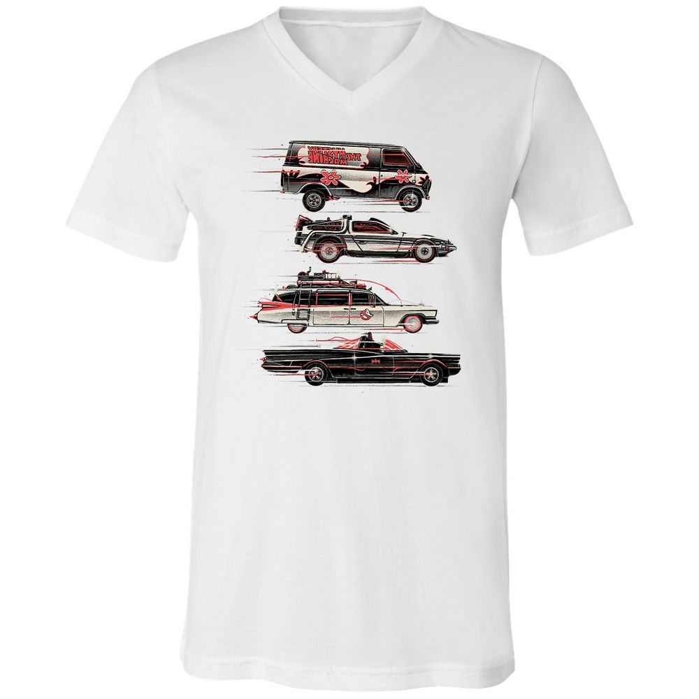 Unisex V-Neck T-Shirt - MQ38C4TY - White - 5