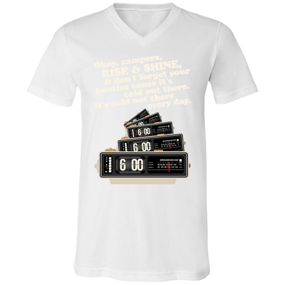 Unisex V-Neck T-Shirt - XYCEET35 - White - 5