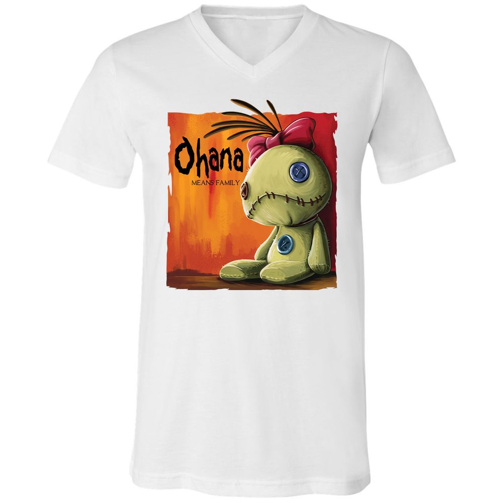 Unisex V-Neck T-Shirt - 82HH52YE - White - 5