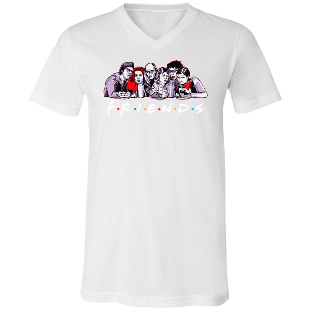 Unisex V-Neck T-Shirt - 3MB9EX6V - White - 5