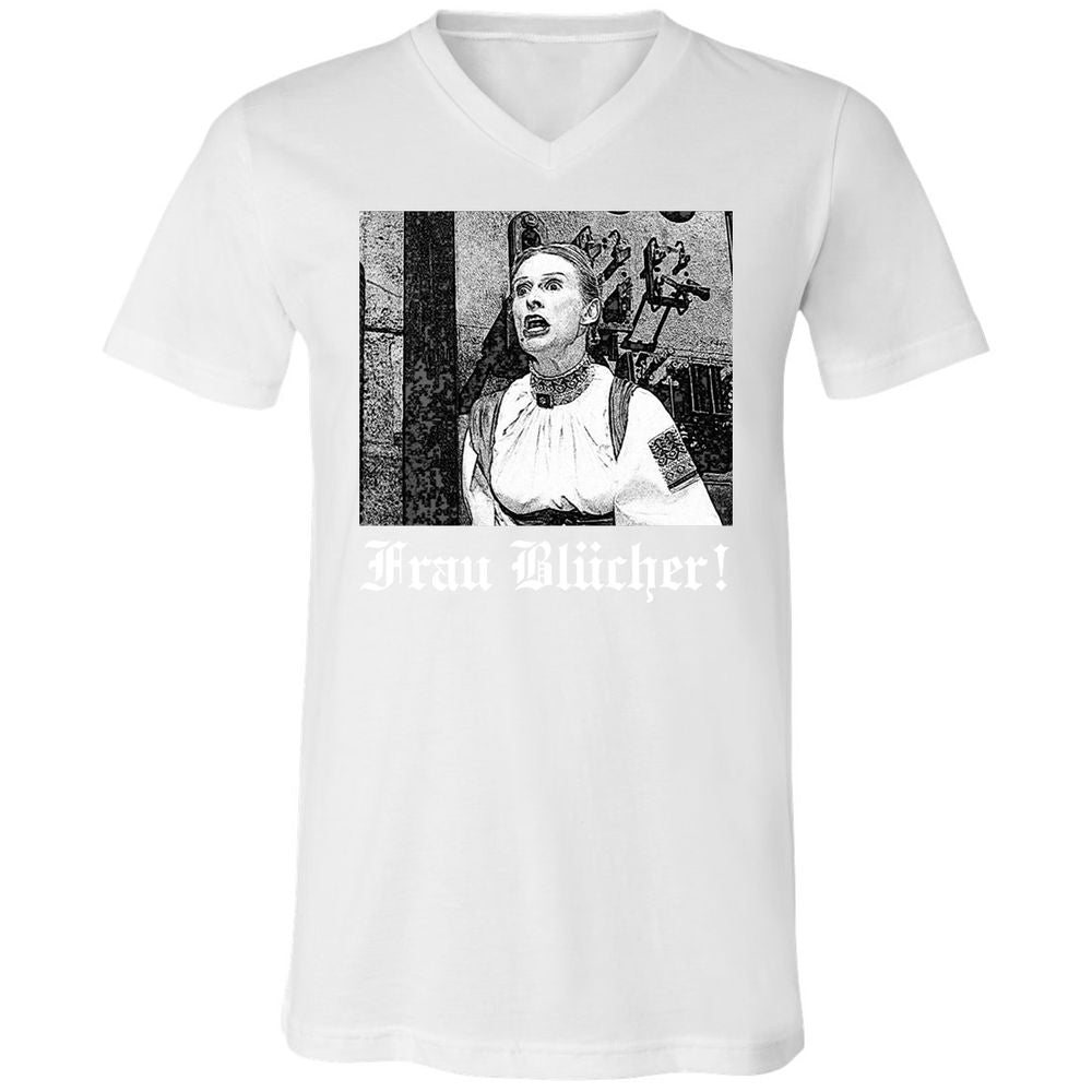 Unisex V-Neck T-Shirt - HQ9KY4Y8 - White - 5