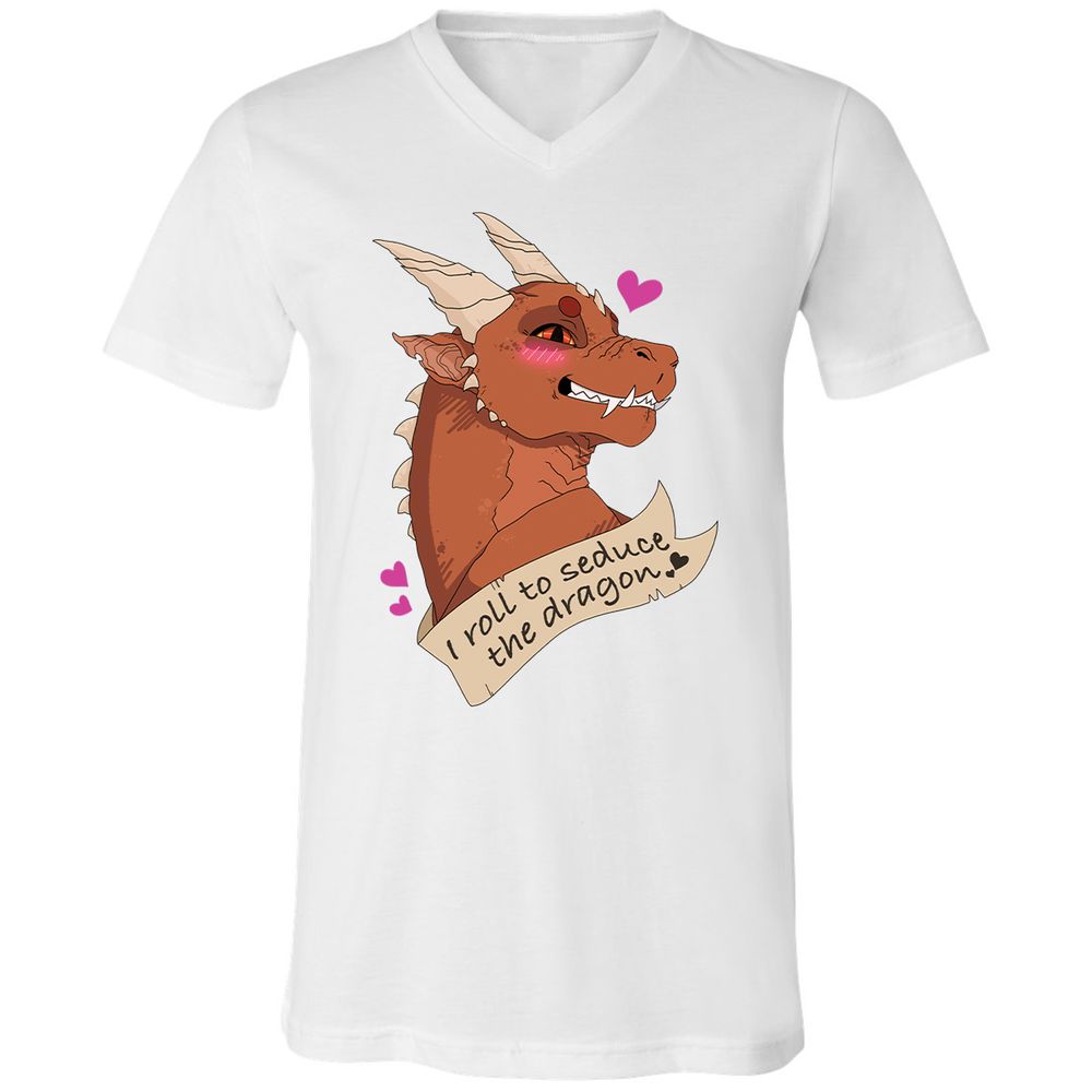 Unisex V-Neck T-Shirt - Y6L2HXKM - White - 5